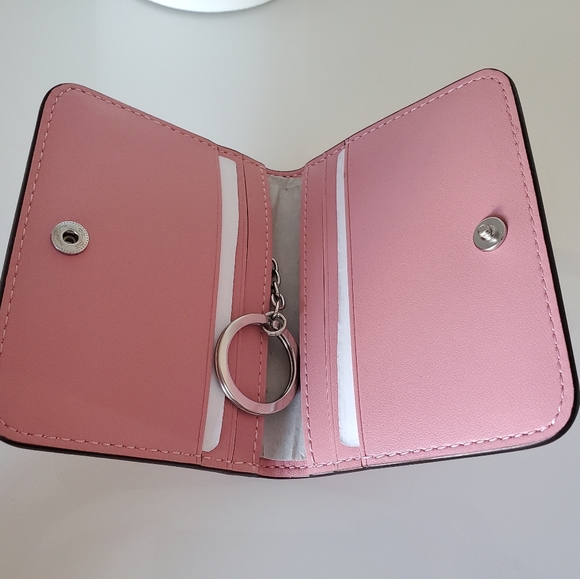 Coach Daisy Card Case In Bubblegum Multi - Picture 5 of 6